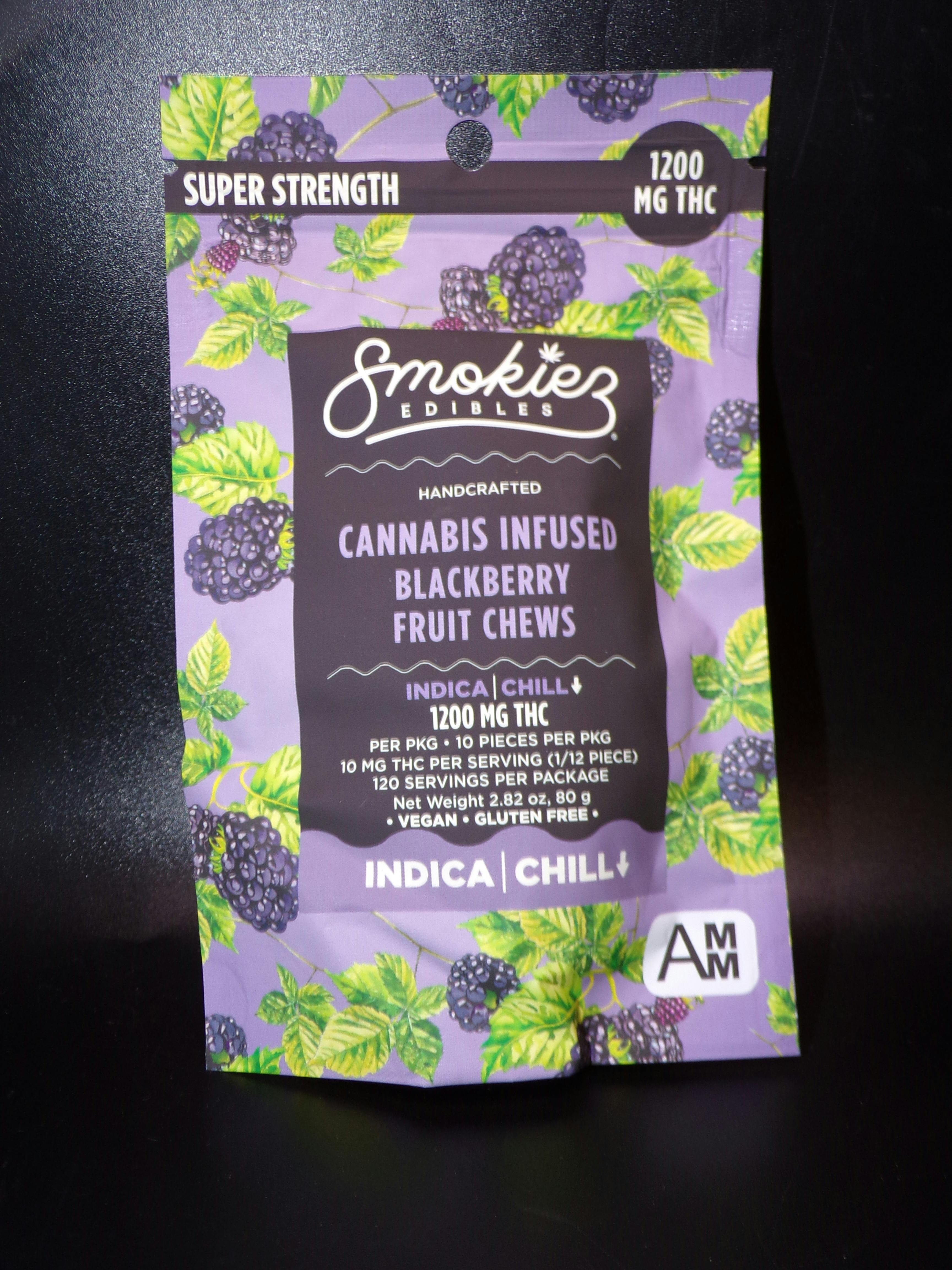 Smokiez Edibles - 1200mg Blackberry Fruit Chews