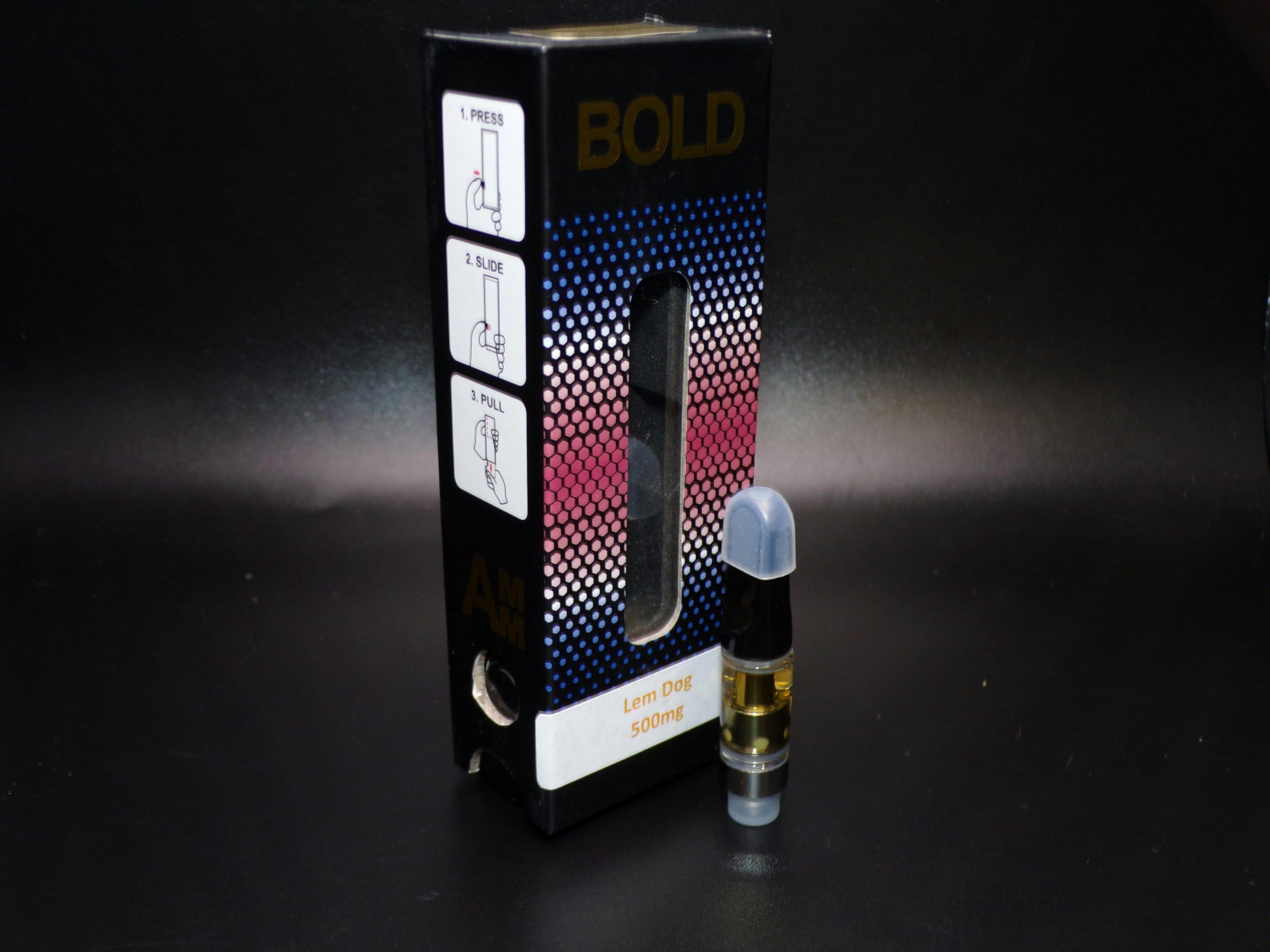 BOLD - 24k Lem Dog Distillate Vape .5g