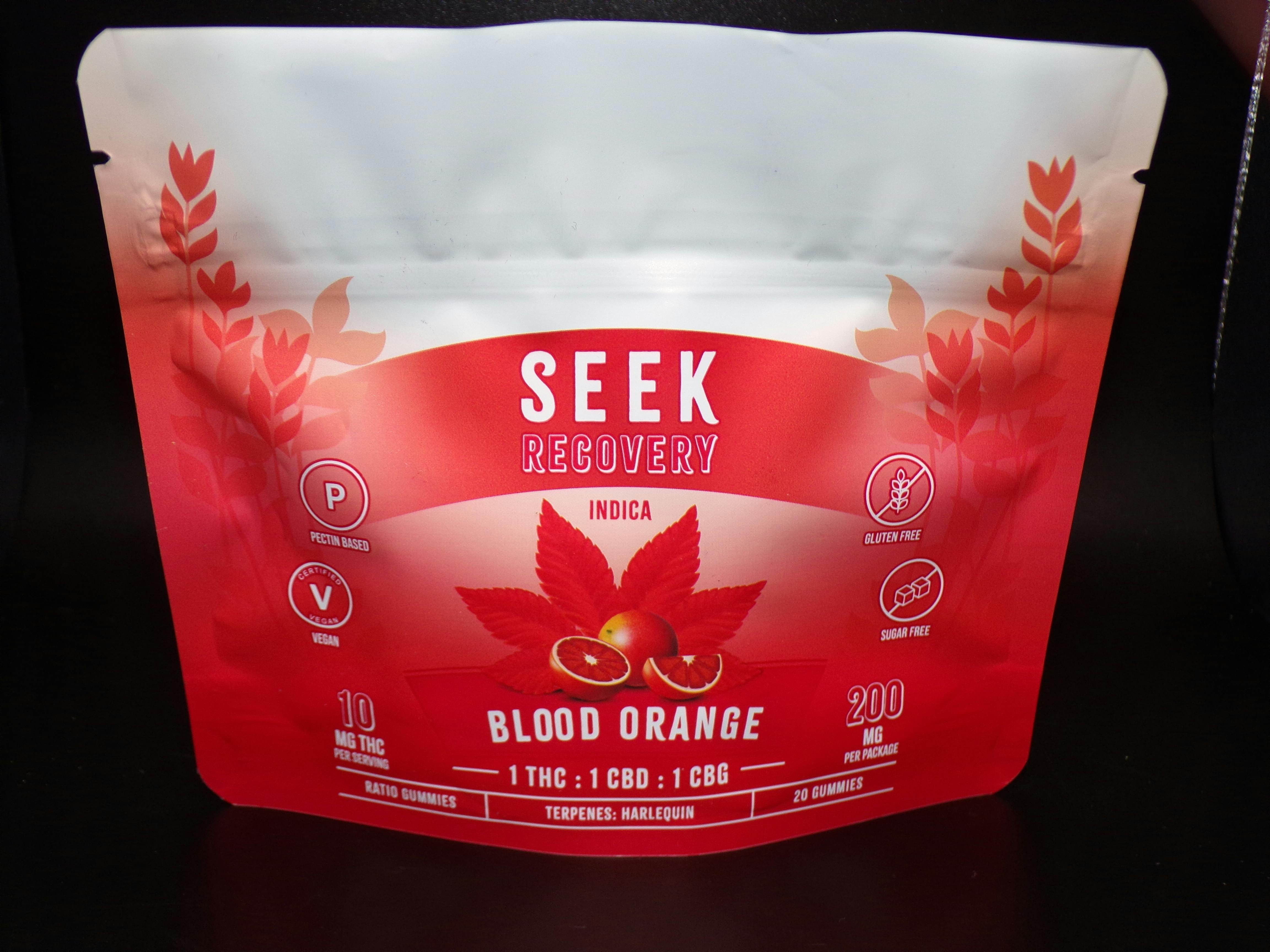 Osage Creek - 200mg Seek Wellness Blood Orange 1:1:1 Gummies