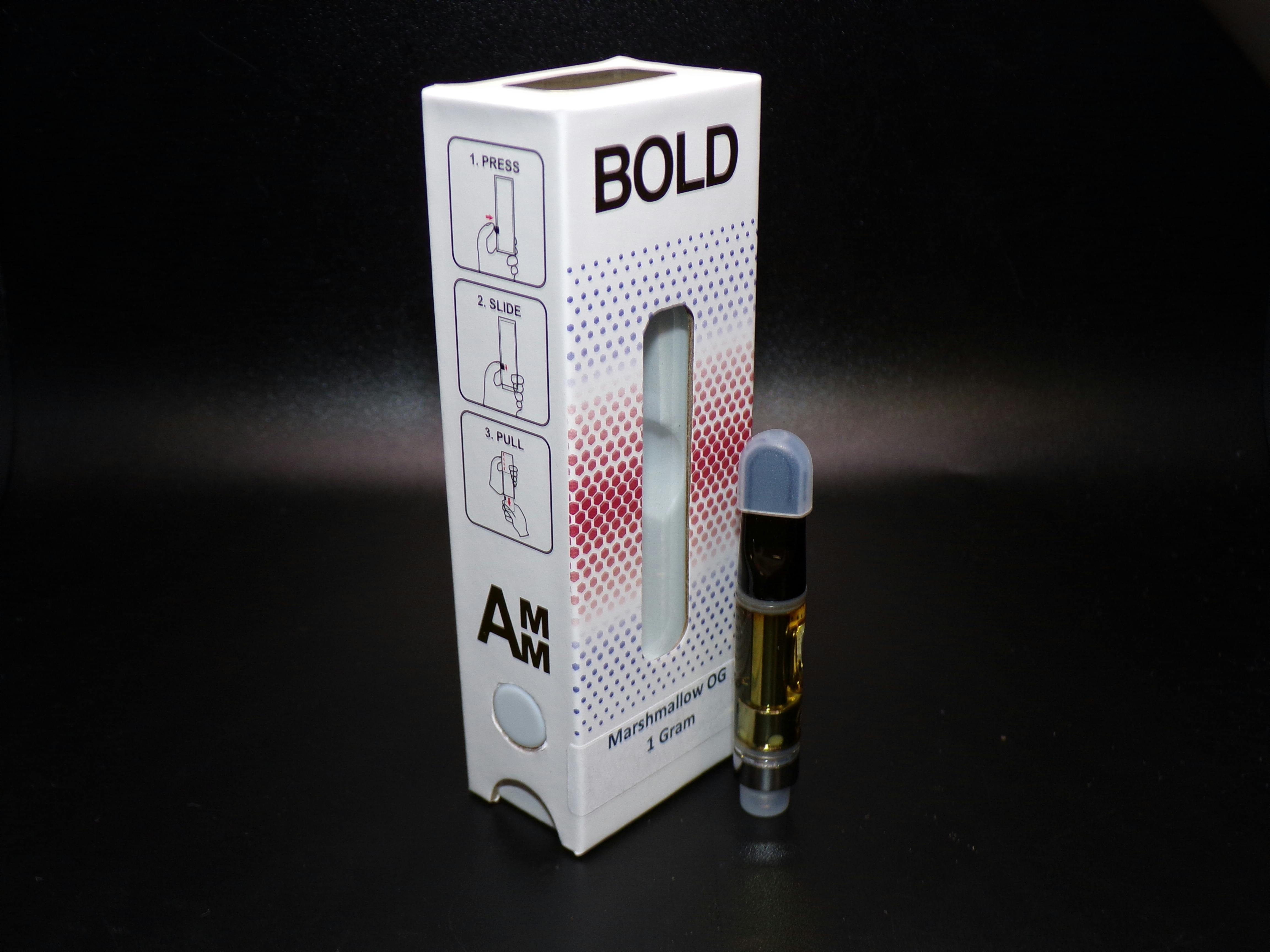 BOLD - 24k Marshmallow OG Distillate Vape 1g