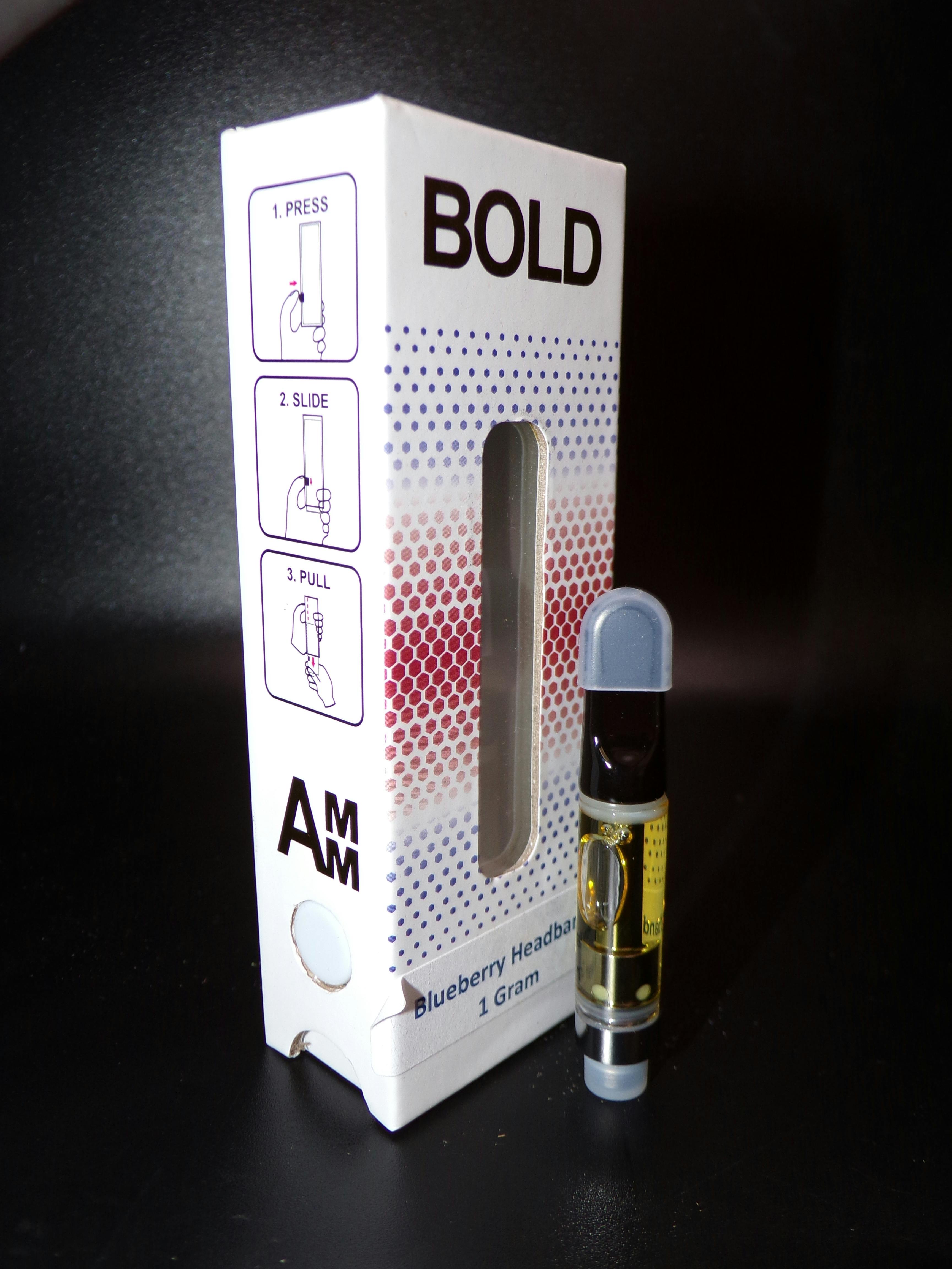 BOLD - Blueberry Headband Live Resin Vape 1g