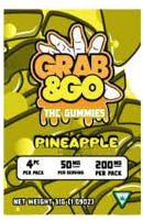 Pineapple Gummies | 200mg | 4ct | 50mg/ea