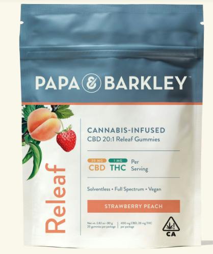 Strawberry Peach Releaf Gummies