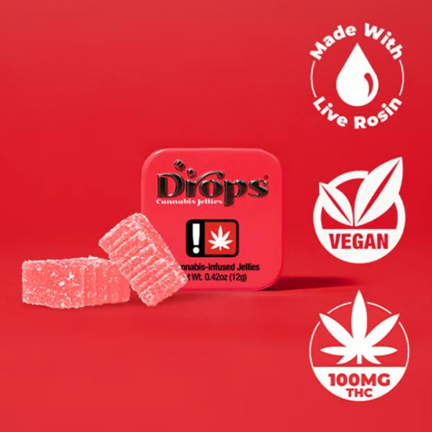 Drops | Cherry 2pc 100 Sheep | Indica (100mg THC)