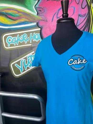 CAKE HOUSE- VNECK SAPPHIRE MEDIUM