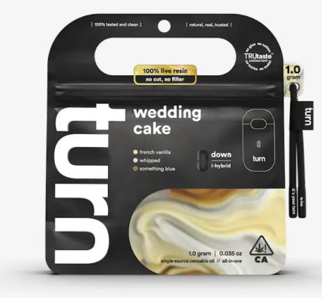 Wedding Cake | 100% Live Resin | AIO | Indica-Hybrid
