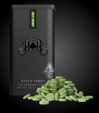 Lights On | THCV Energy | Stlth Tablets | 1000mg THC | 100ct | 10mg/ea
