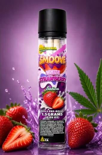 Smoove Pre Roll White Strawberry 3 x 0.5 - 1.5 G