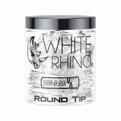 White Rhino | Glass Tip 9Mm Round | Accessories