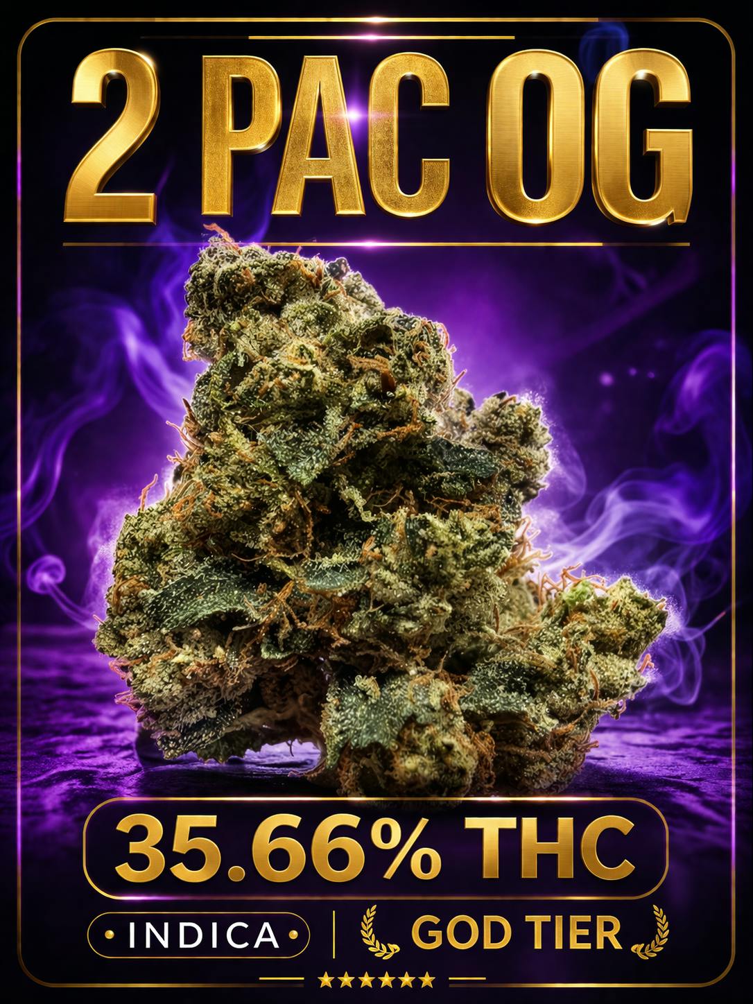HITS | 2PAC OG | INDICA 35.66% | TOP-SHELFplus (14G) | CALSSICS