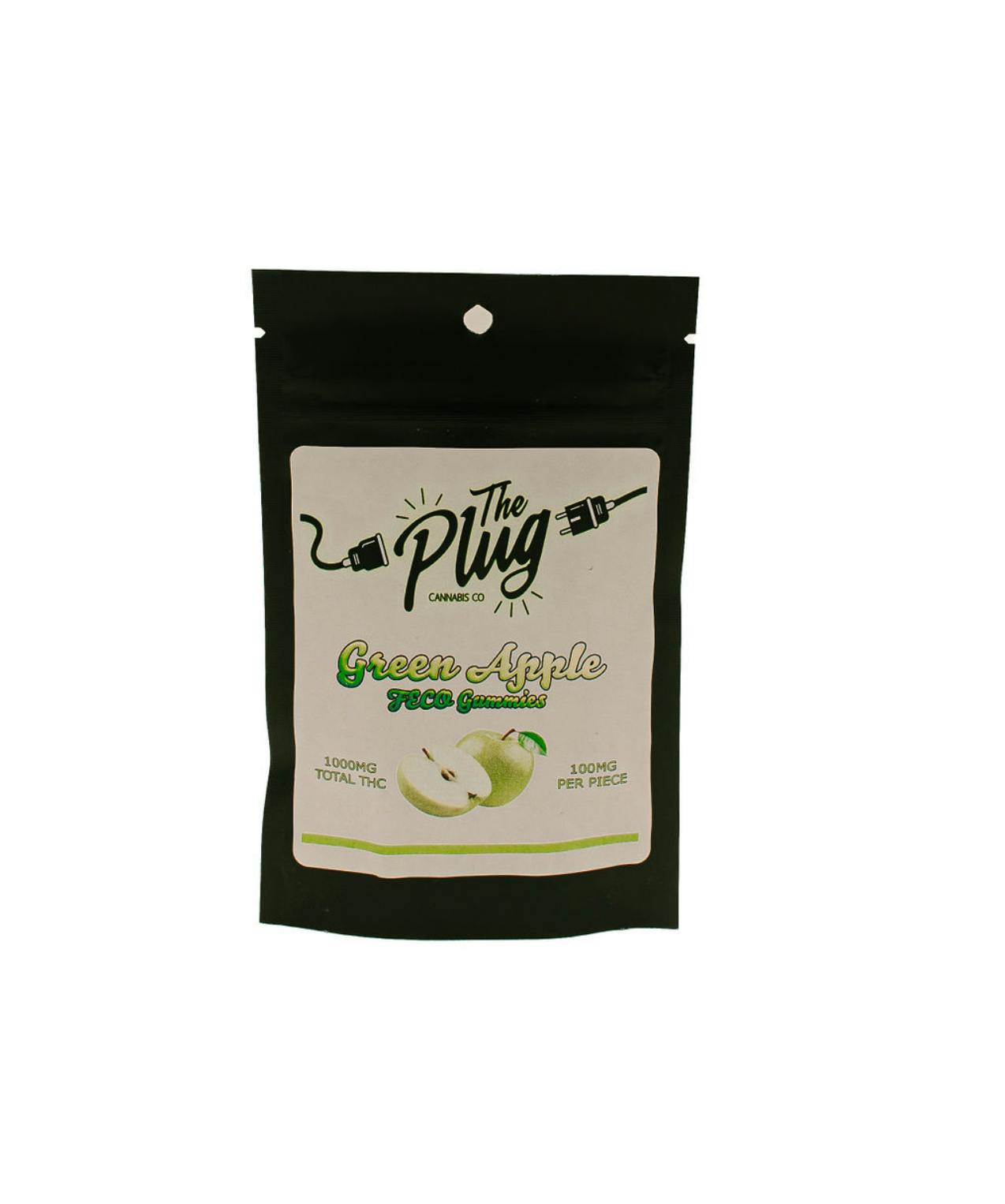 The Plug - 100mg Feco Gummies - Green Apple
