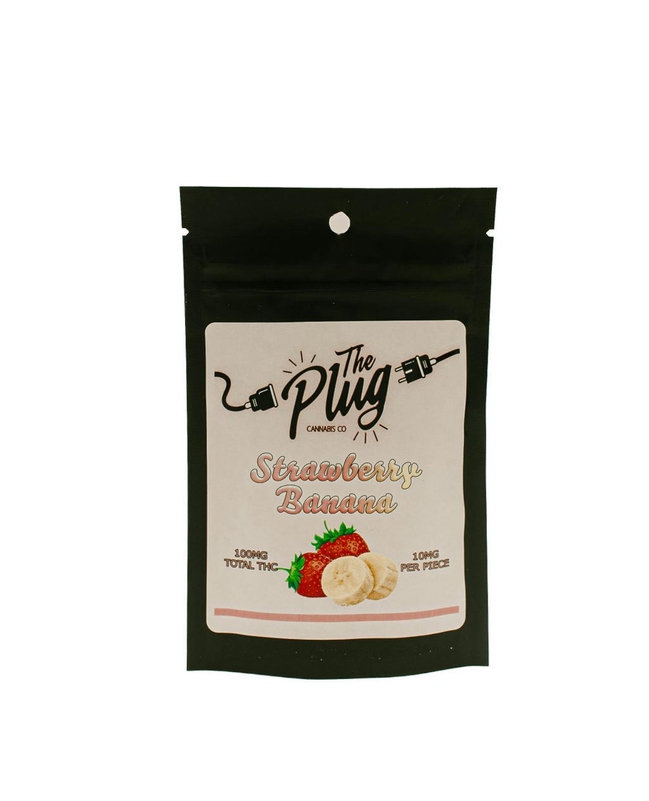 The Plug - 100mg Feco Gummies - Strawberry banana