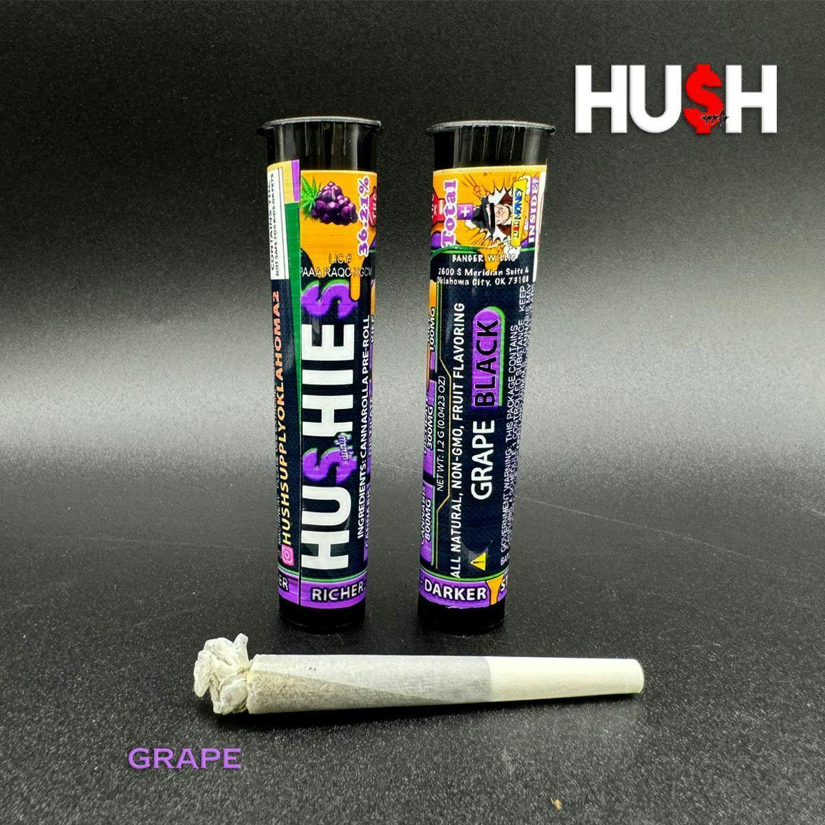 HUSHIES - 1g Infused Pre-Roll - Grape