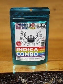 Mighty Viking 100mg Full Spectrum INDICA Bombers Gummies - Combo