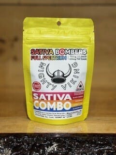 Mighty Viking 100mg Full Spectrum SATIVA Bombers Gummies -Combo
