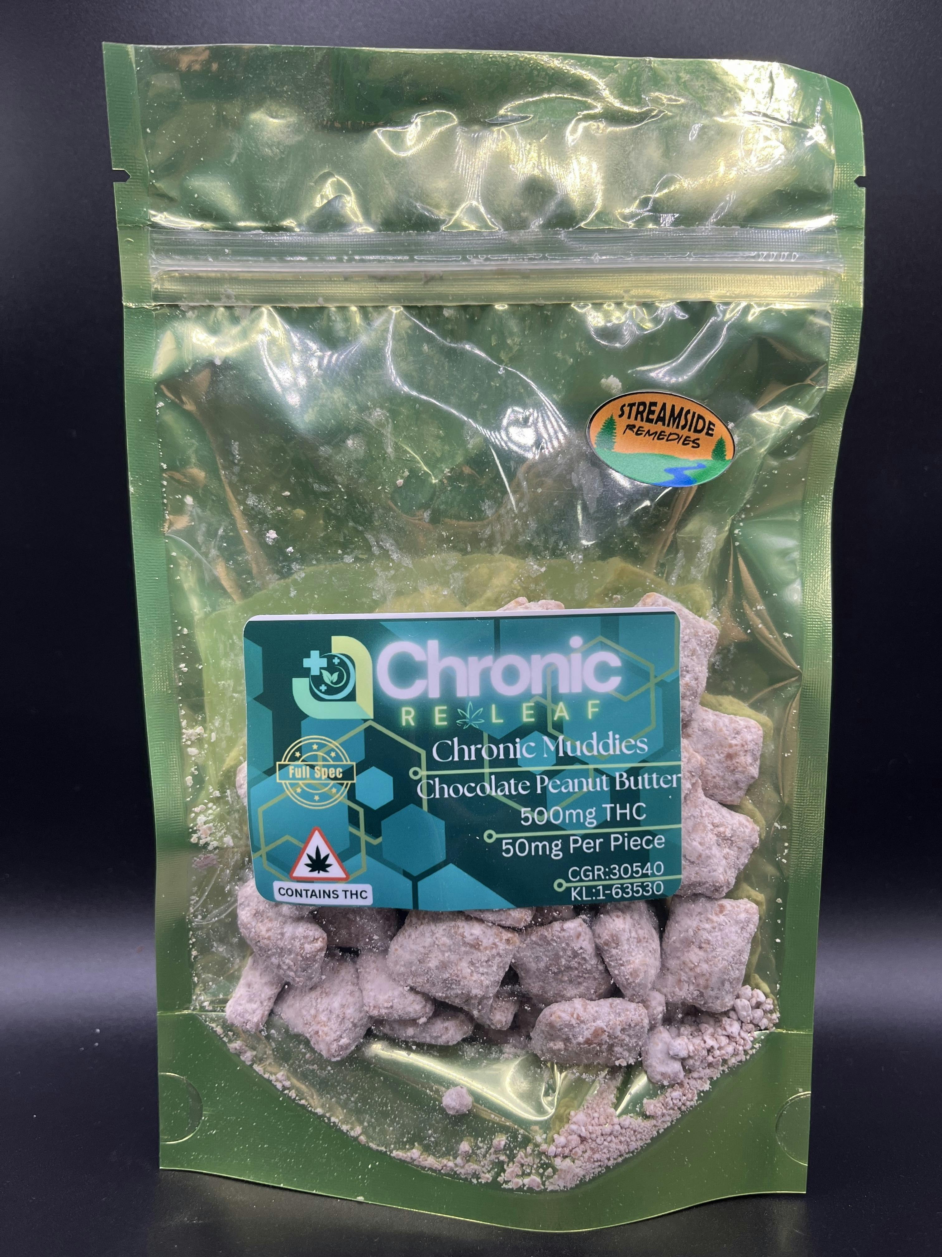 Chronic Releaf | 500mg Muddies | Peanut Butter cannabis product