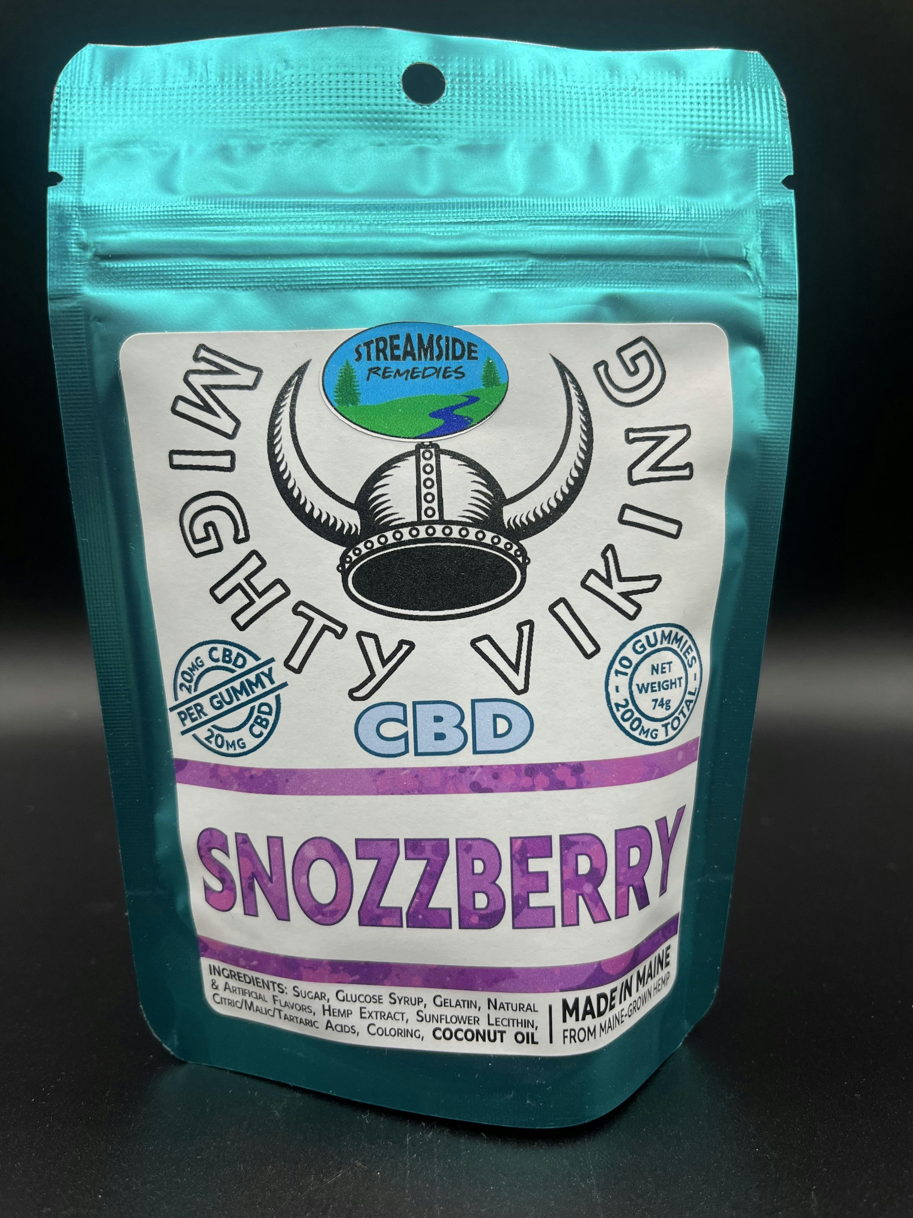 Mighty Viking | 20mg CBD Gummies | Snozzberry