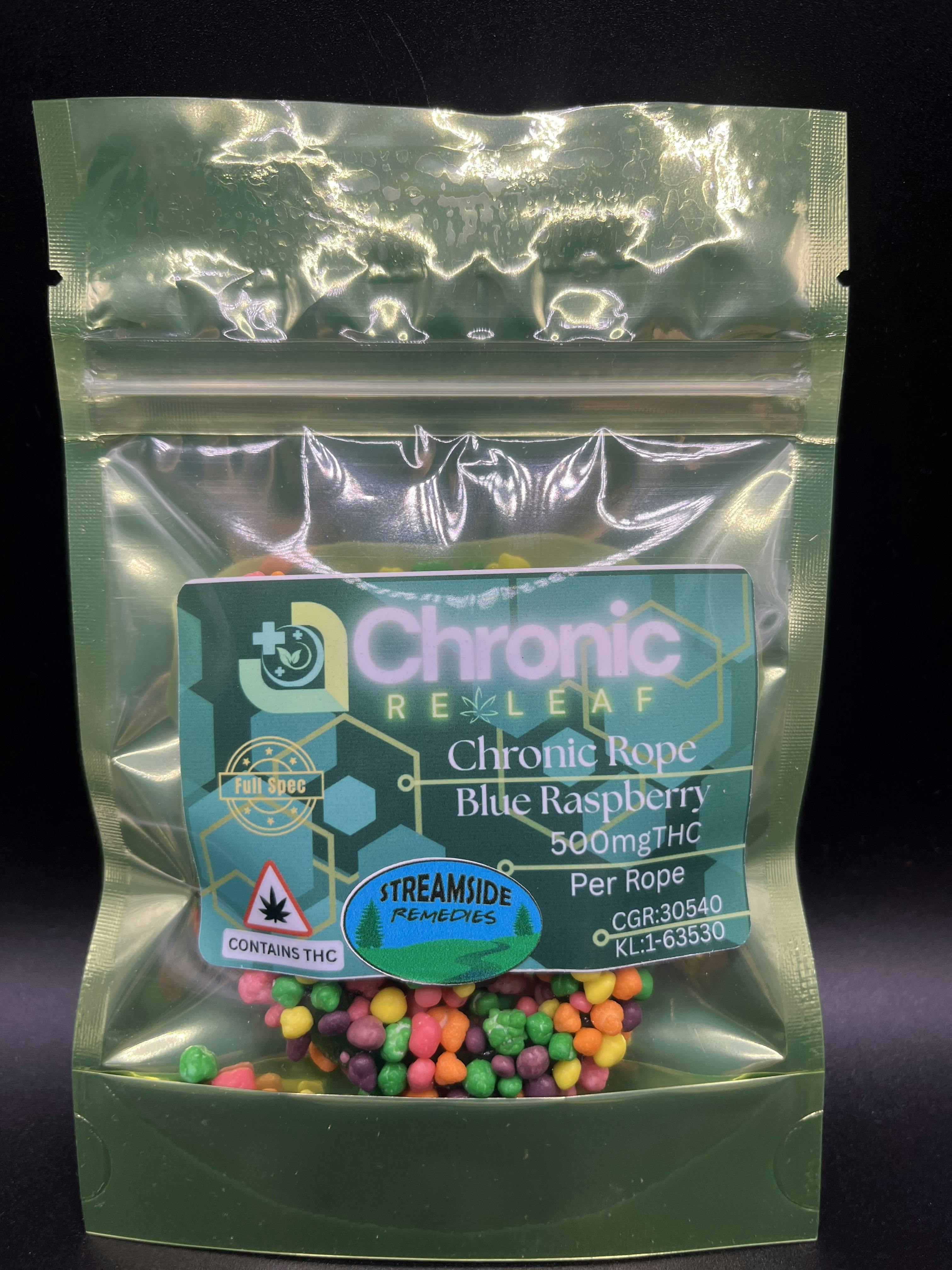 Chronic Releaf | 500mg Chronic Rope | Blue Raspberry cannabis product