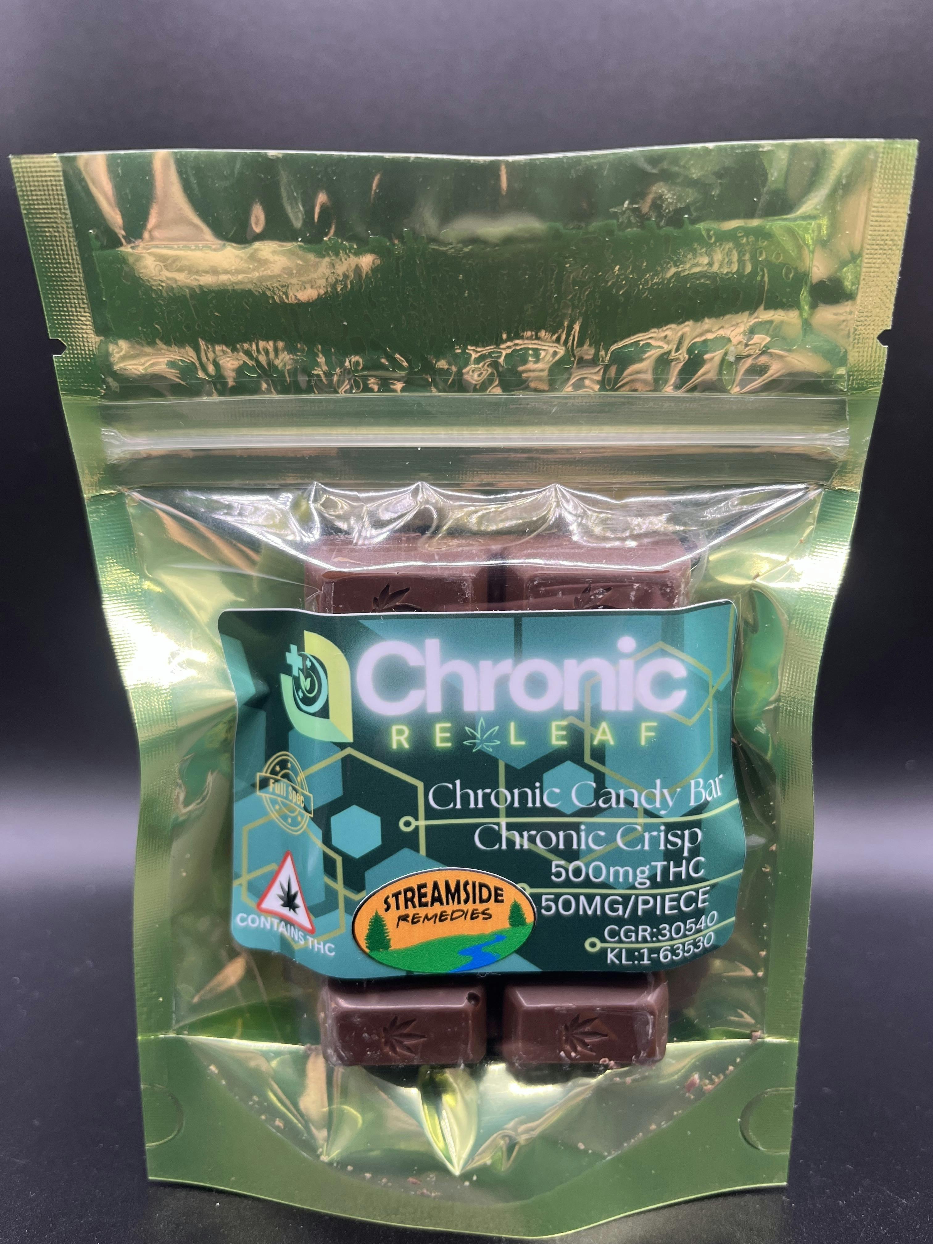 Chronic Releaf | 500mg Candy Bar | Chronic Crisp cannabis product