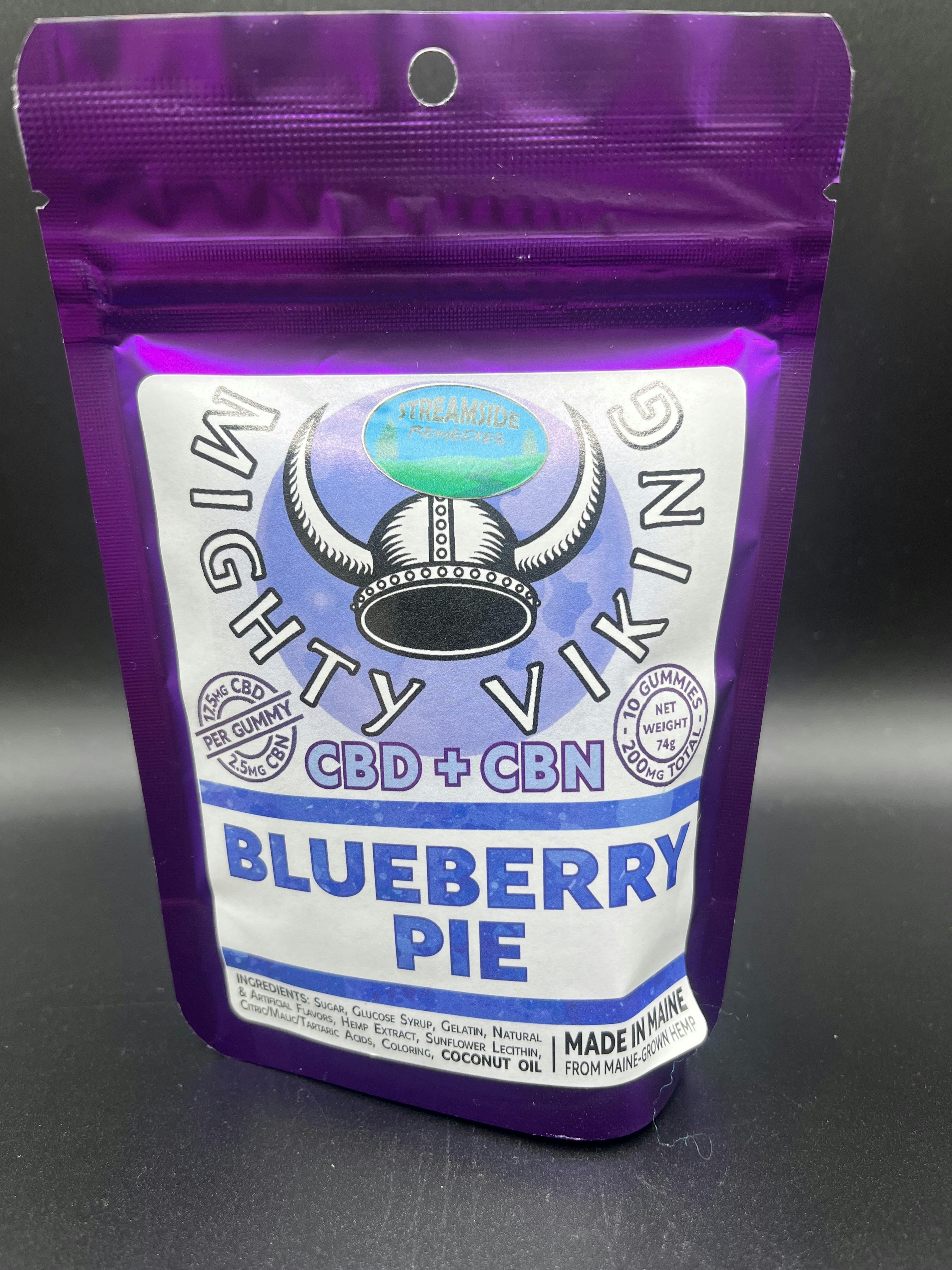 Mighty Viking | CBD:CBN Nighttime 20mg Gummies | Blueberry Pie