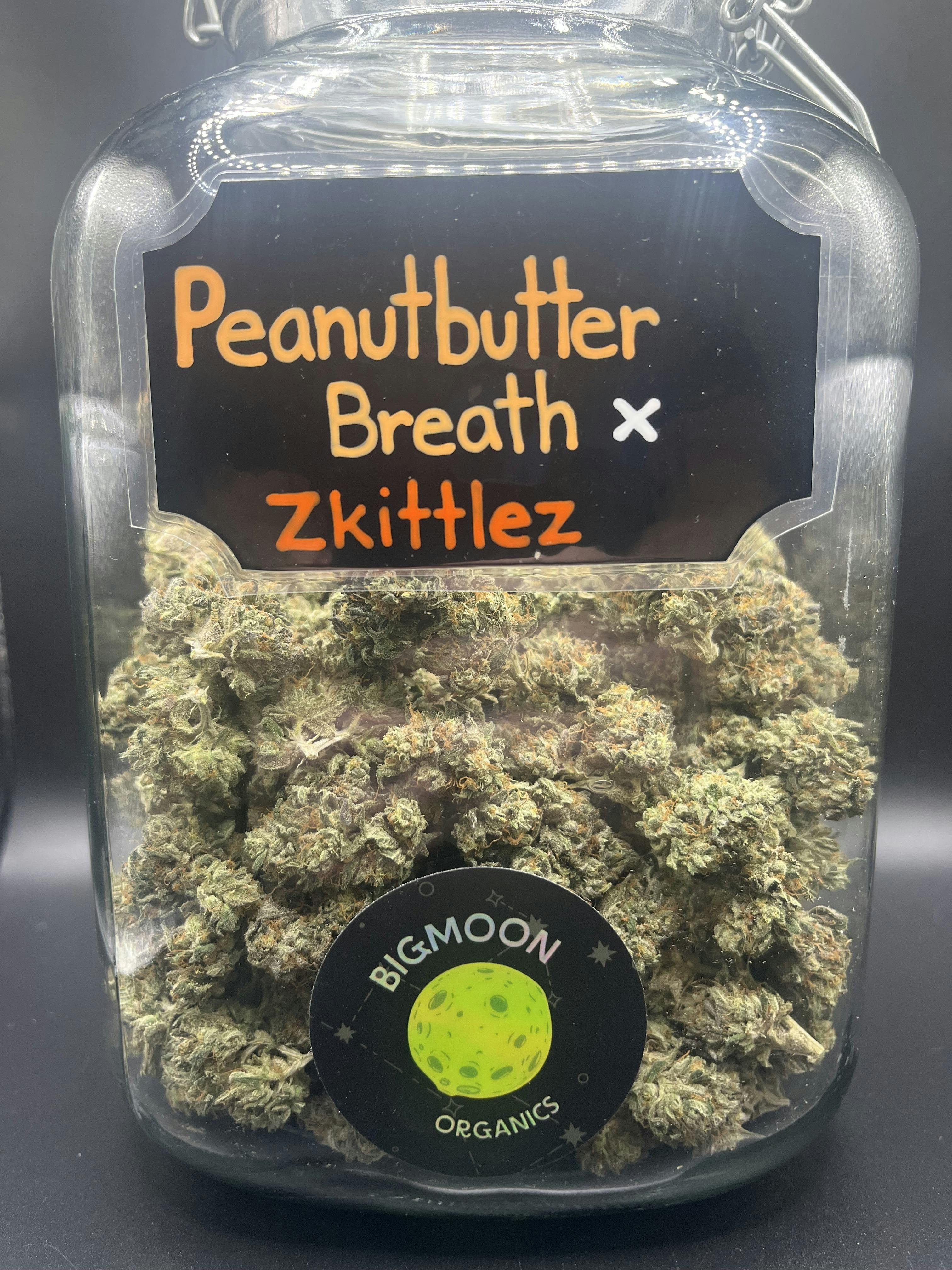 Big Moon Organics | Flower | Peanut Butter Breath x Zkittlez cannabis product