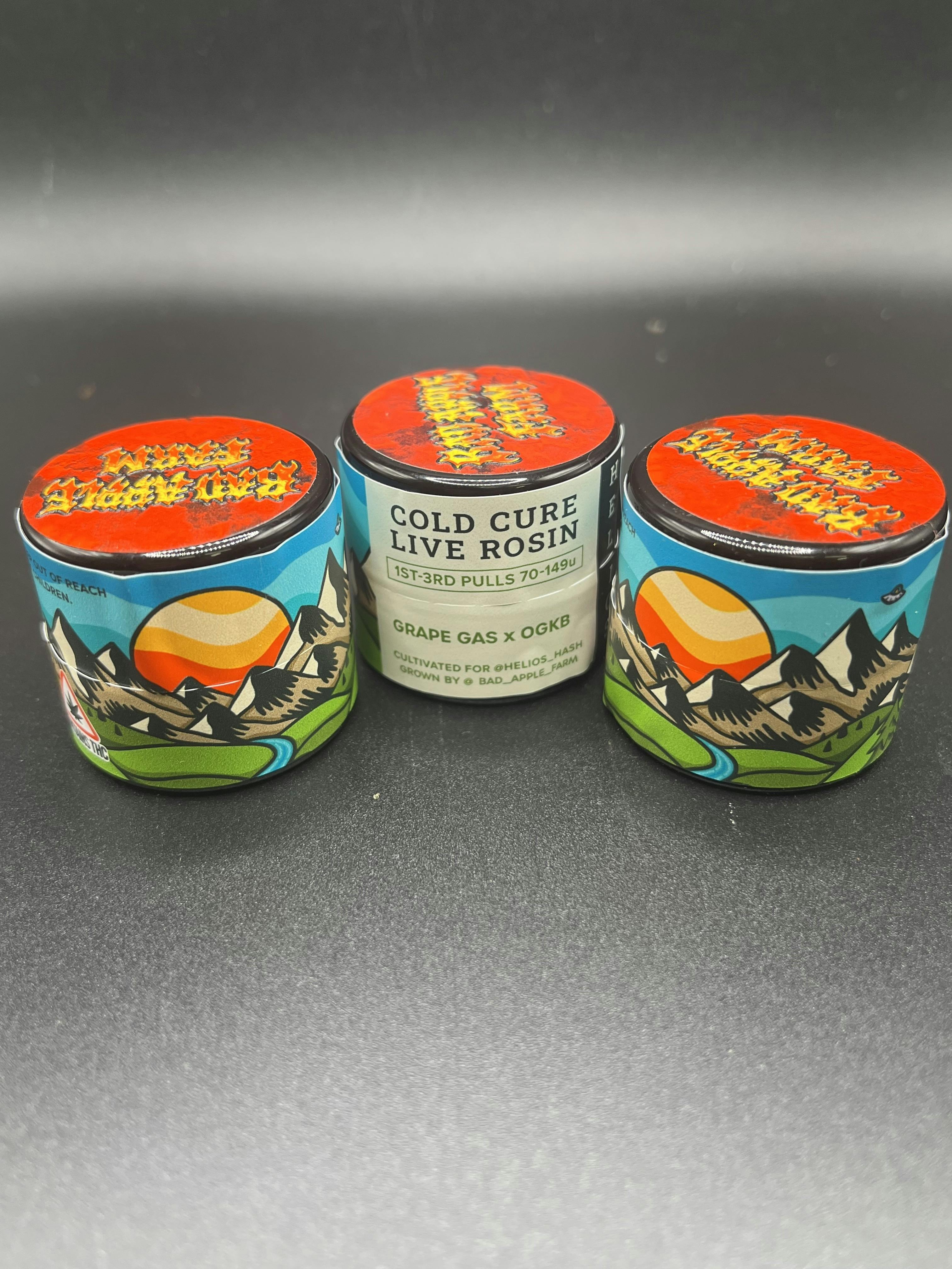 Bad Apple Farm | Live Rosin | Grape Gas x OGKB cannabis product