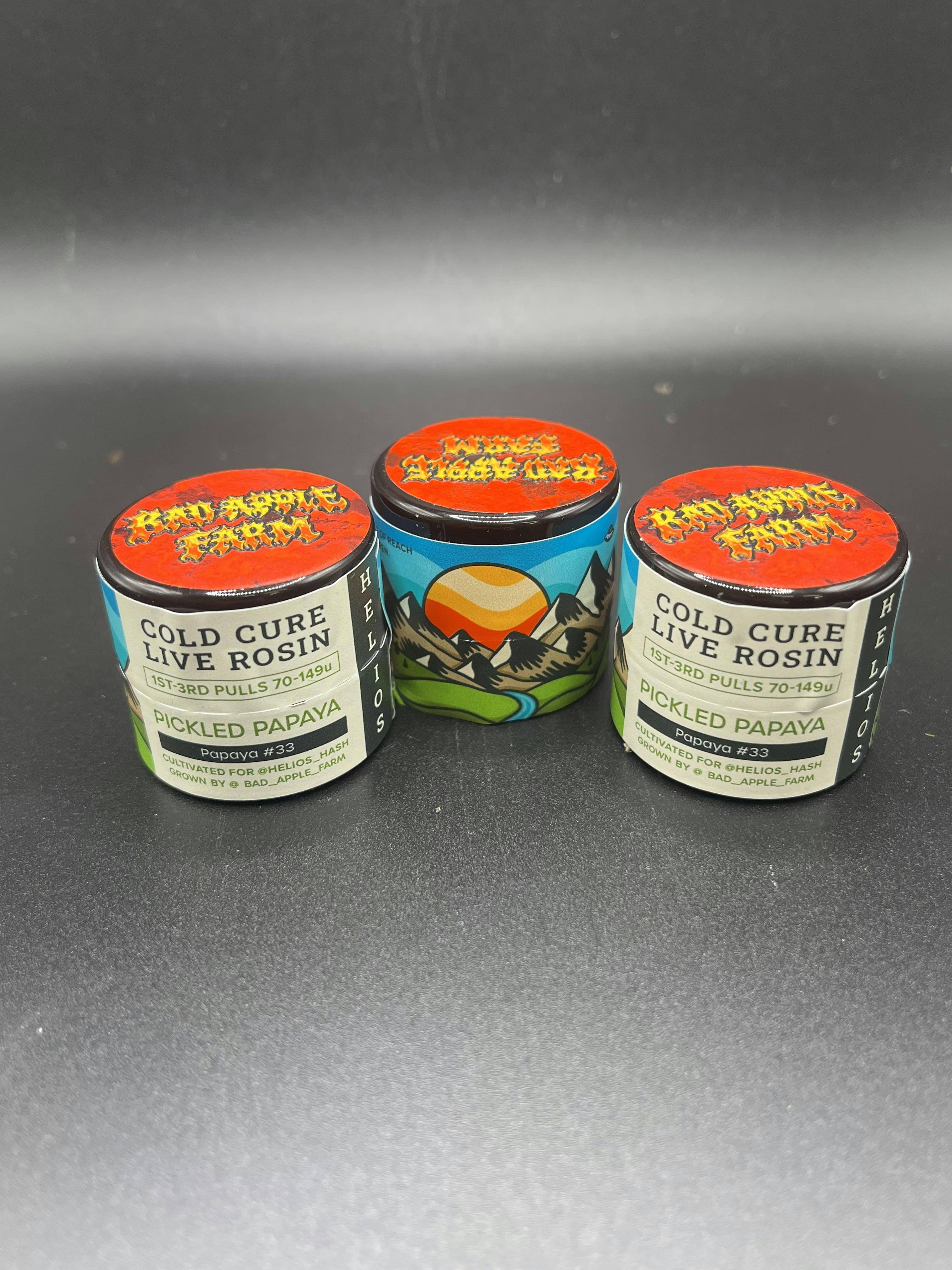 Bad Apple Farm | Live Rosin | Pickled Papaya cannabis product