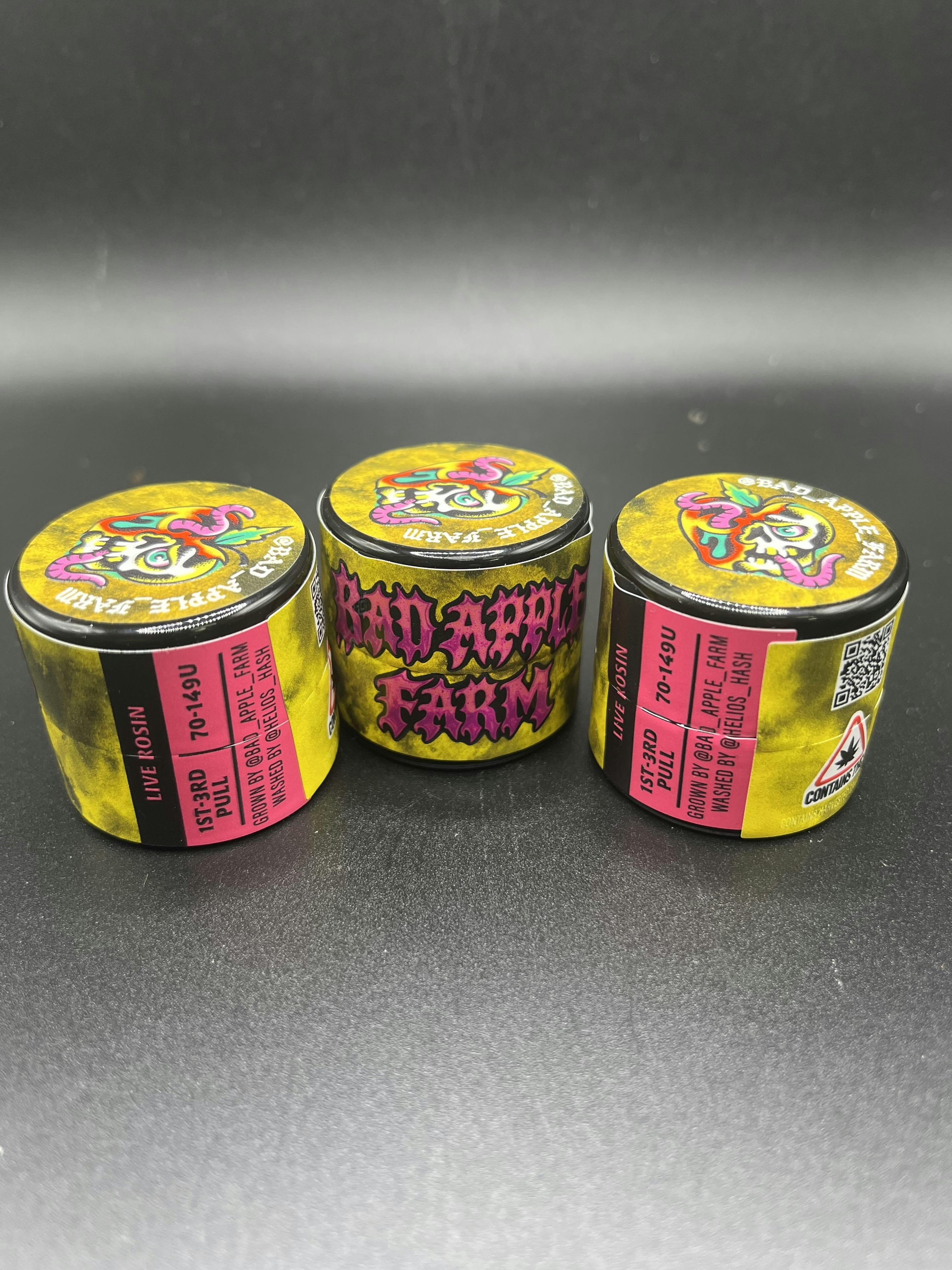 Bad Apple Farm | Live Rosin | Blue Taffy cannabis product