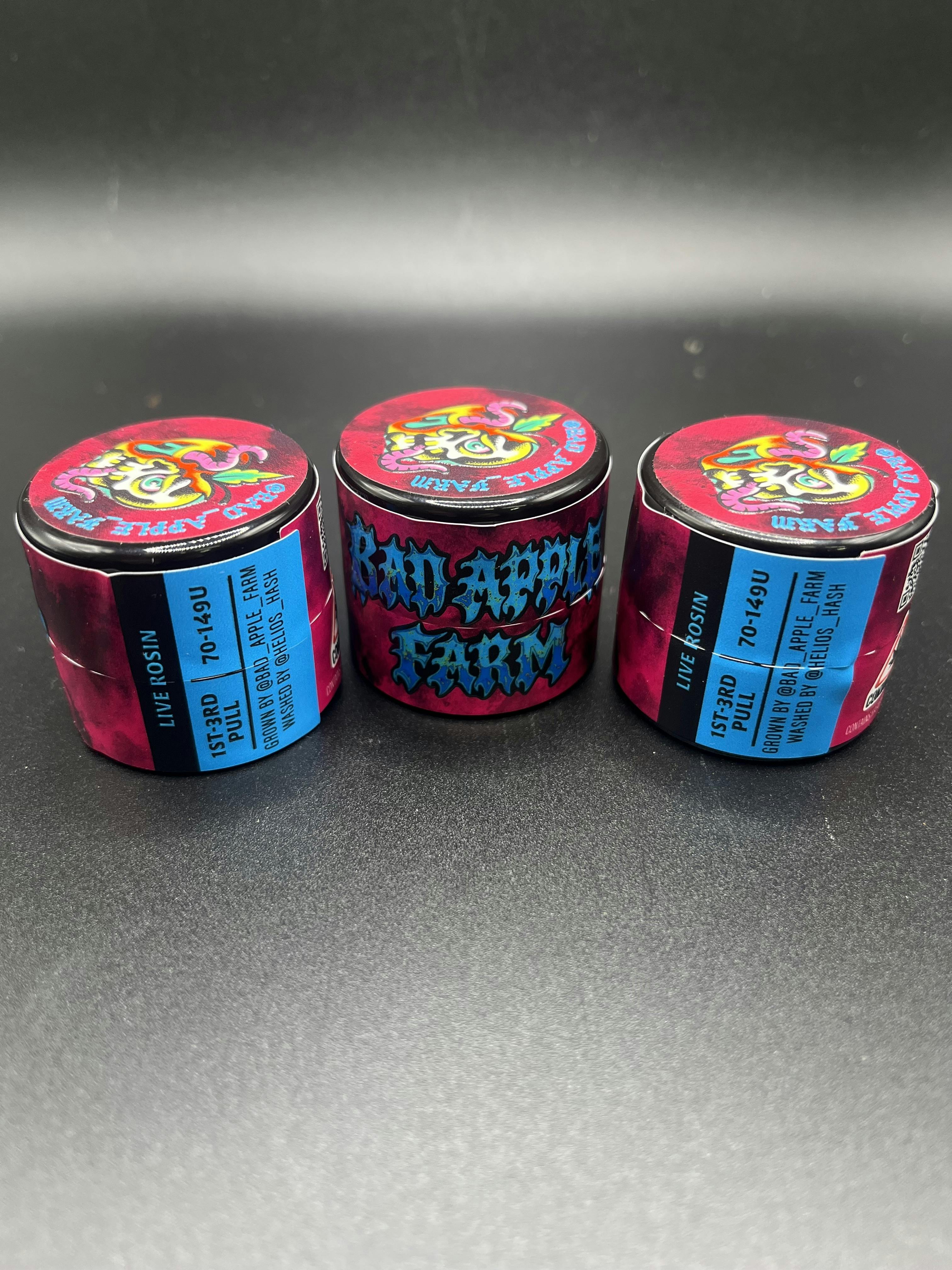 Bad Apple Farm | Live Rosin | Kosher Kush cannabis product