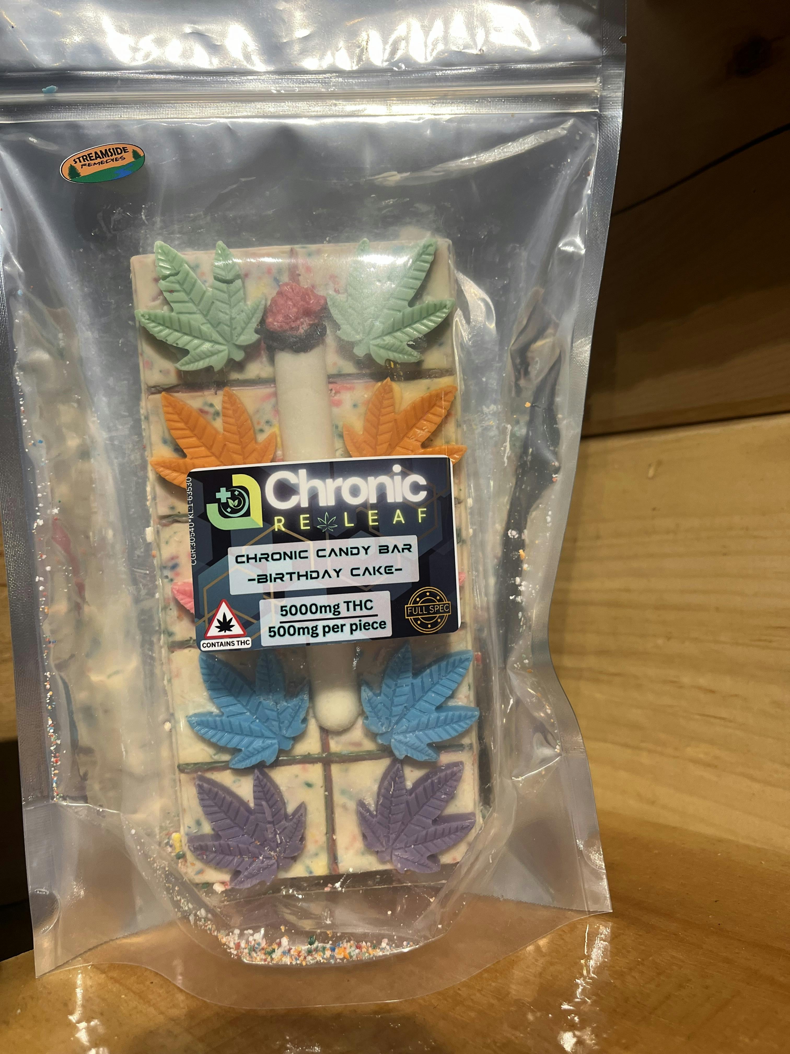 Chronic Releaf | 5000mg Candy Bar | Birthday Cake cannabis product