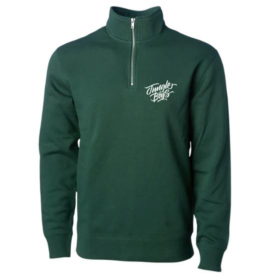 Jungle Boys Clothing | Stacked Quarter Zip (Green)