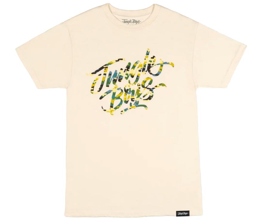 Jungle Boys Clothing | Camo Stacked Tee (Cream)
