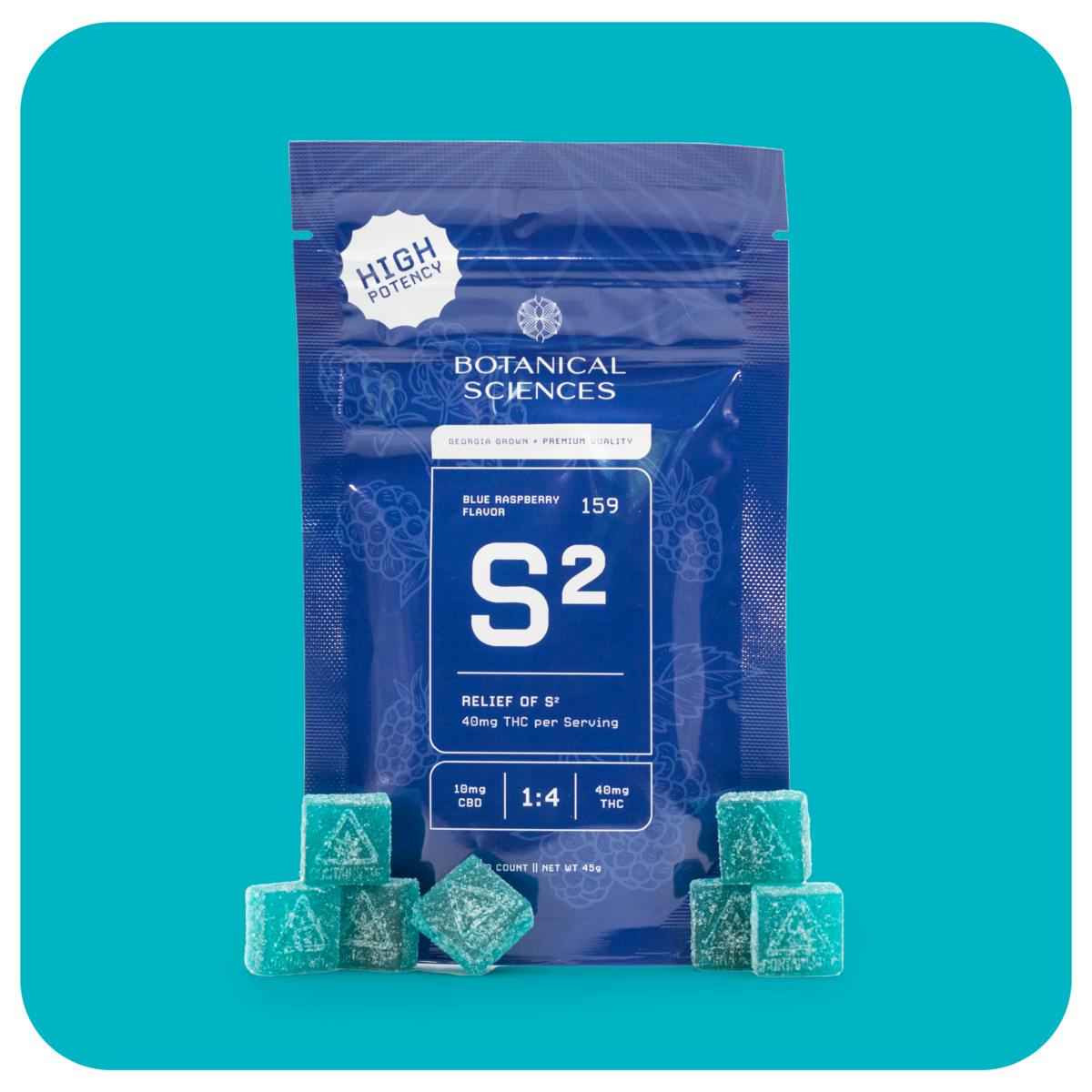 Blue Raspberry Gummies | 10pk | 40mg/ea