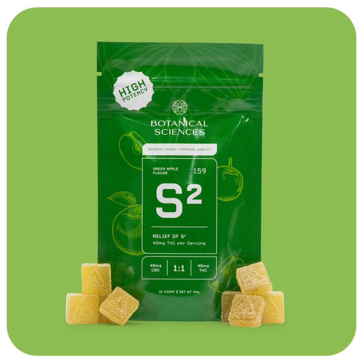 Green Apple Gummies | Gummies | 10pk | 40mg/ea