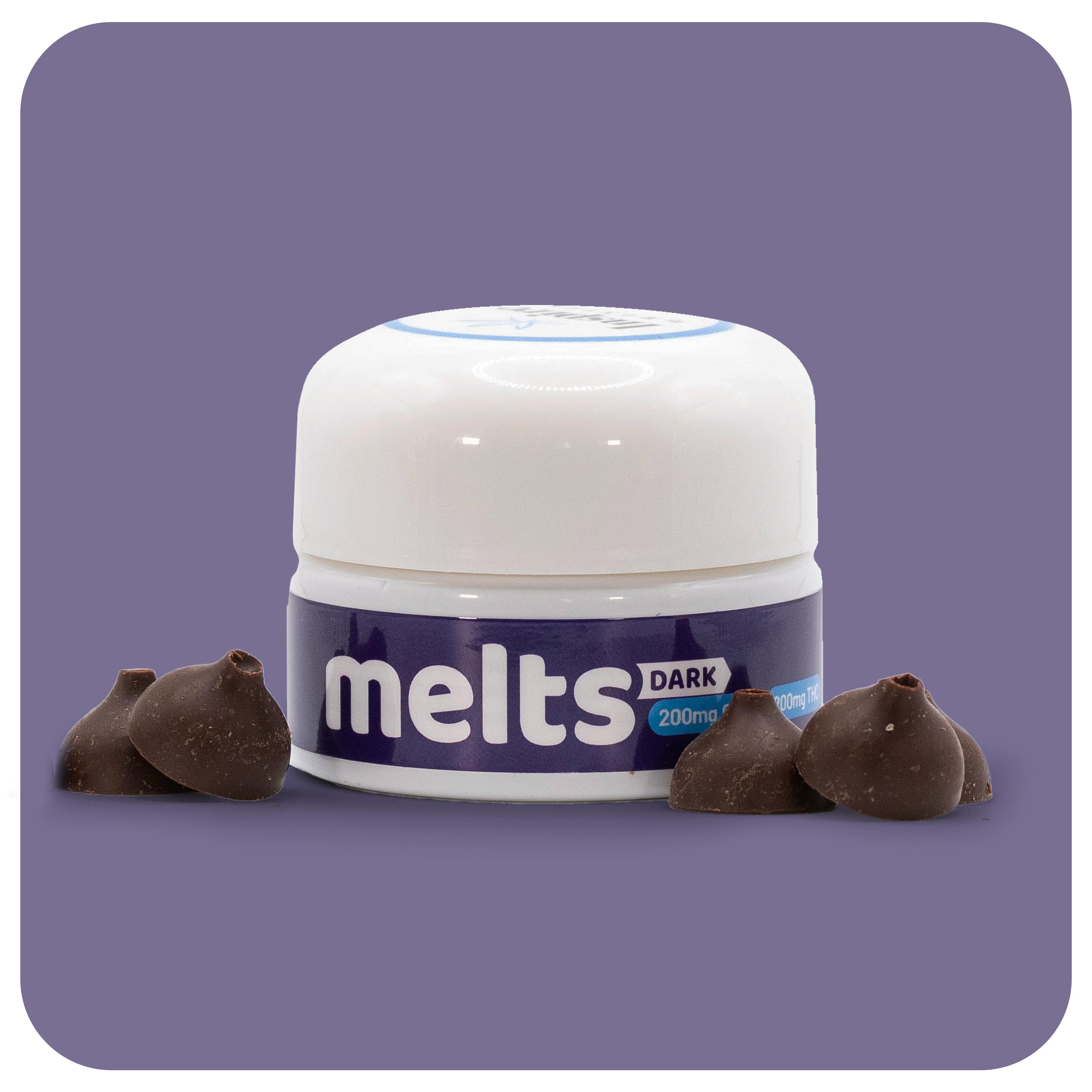 Melts - Inspired by Montel Dark Cocoa 1:1 (200mg THC/200mg CBD)