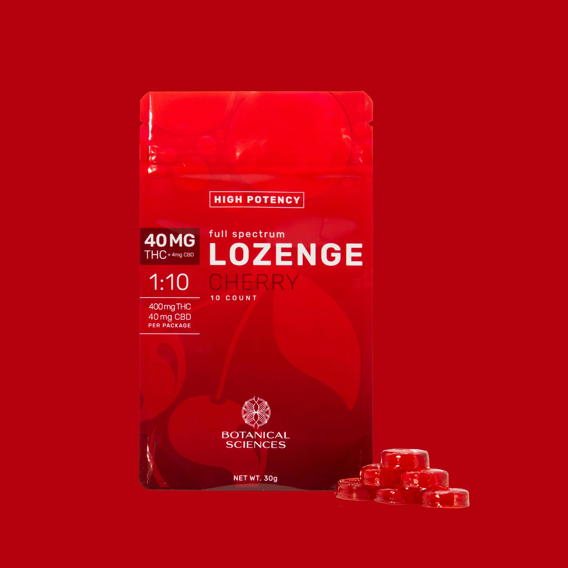 Lozenges Cherry 10:1 [10pk] (400mg THC/40mg CBD)