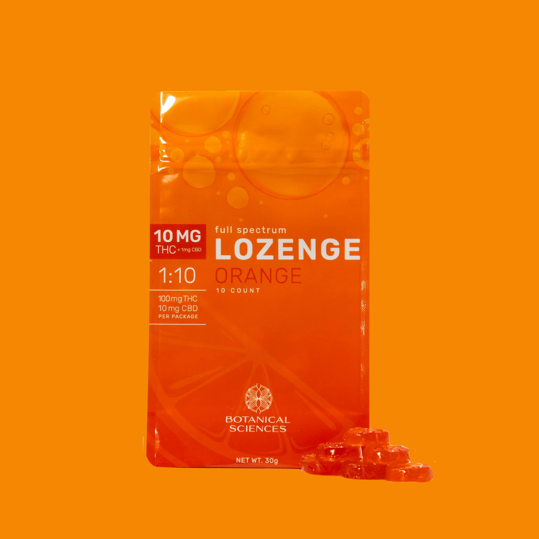 Lozenges Orange 10:1 [10pk] (100mg THC/10mg CBD)