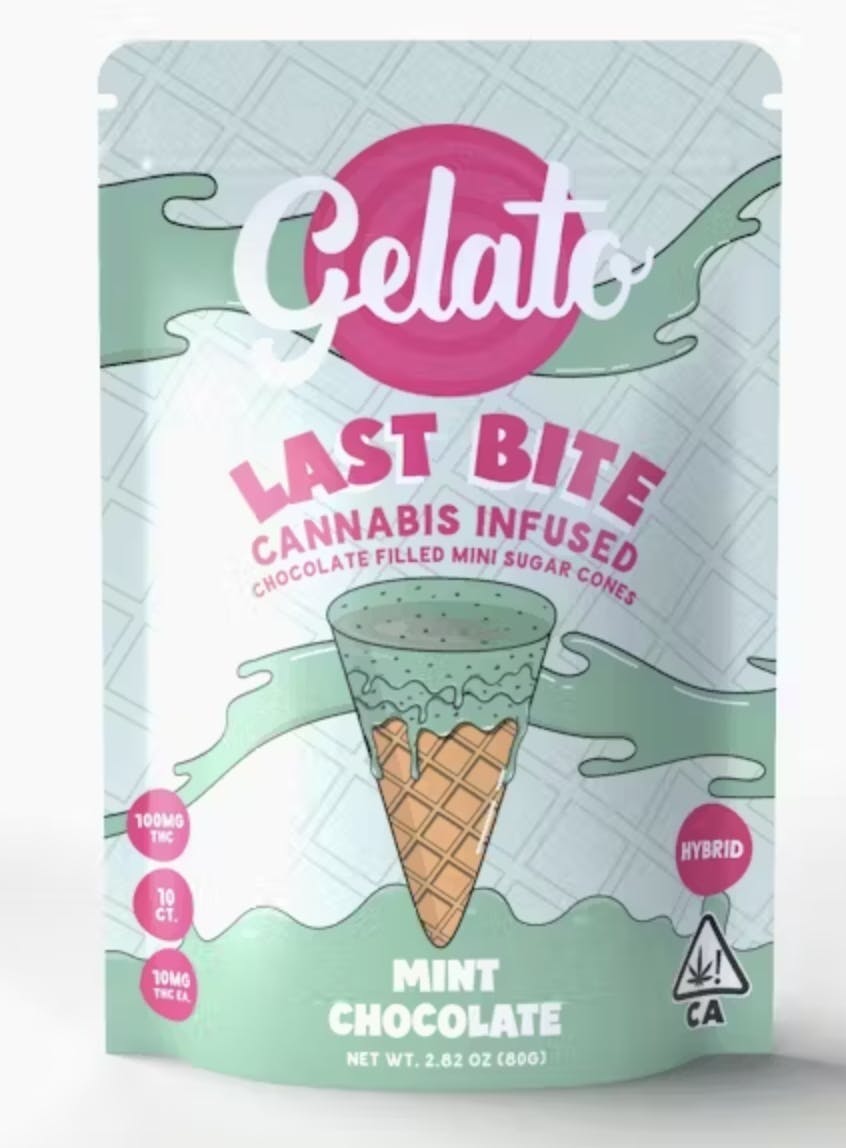 Gelato: Mint Chip Mini Cones