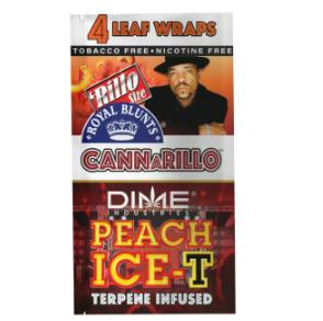 PEACH ICE T | CARILLO BLUNT WRAP | 4 PACK | ROYAL BLUNTS