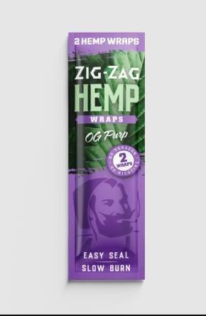 OG PURP | HEMP WRAPS | 2 PACK | ONE SIZE | ZIG-ZAG