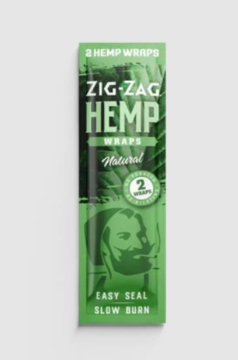 NATURAL | HEMP WRAPS | 2 PACK | ONE SIZE | ZIG-ZAG