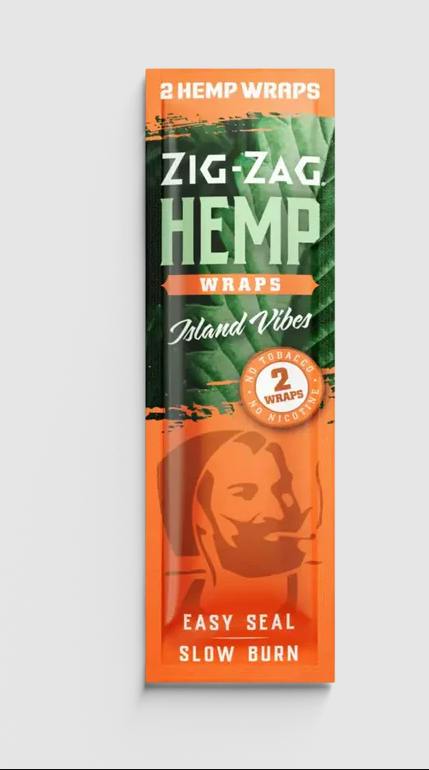 ISLAND VIBES | HEMP WRAPS | 2 PACK | ONE SIZE | ZIG-ZAG