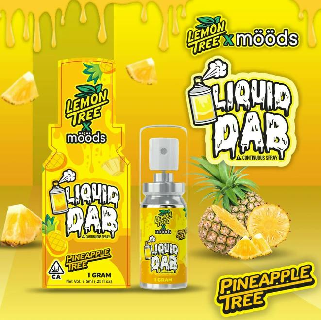 PINEAPPLE TREE | LIQUID DAB CONTINUOUS SPRAY | 1000MG | LEMON TREE X MOODS