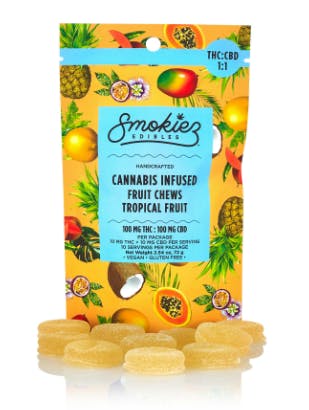 Smokiez Edibles: Sweet Tropical Fruit Chews