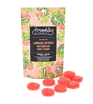 Smokiez Edibles: Sour Watermelon Fruit Chews - :1