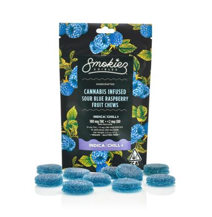 Smokiez Edibles: Sour Blue Raspberry
