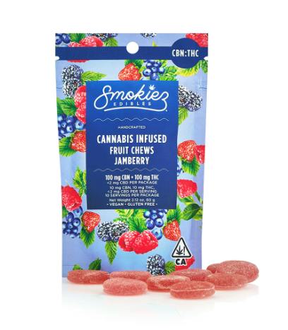 Jamberry Gummies CBN:THC 1:1 | 100mg | 10ct | 10mg/ea