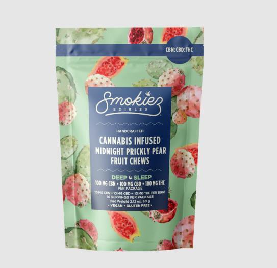 Sweet Midnight Prickly Pear 1:1:1 THC:CBD:CBN Gummies | 10ct | 10mg/ea