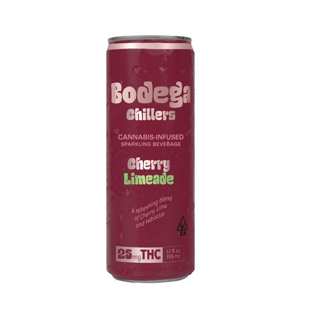 CHERRY LIMEADE | CHILLERS SPARKLING BEVERAGE | 25MG | 12OZ | BODEGA BOYZ