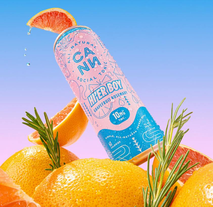 GRAPEFRUIT ROSEMARY HI'ER BOY TONIC 10 THC 4 PACK